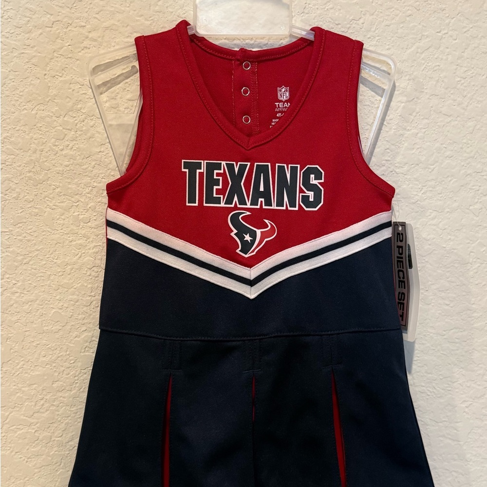 NFL Red and Blue Pleated Sundress Sleeveless